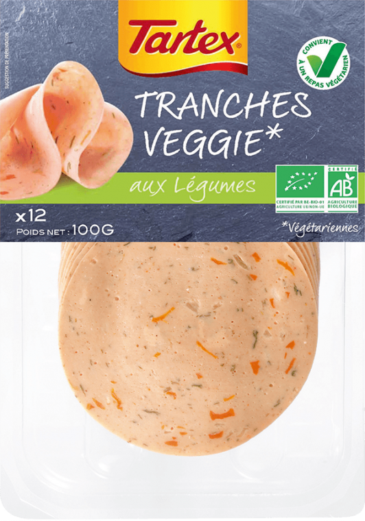 tranches veggie saveur legumes