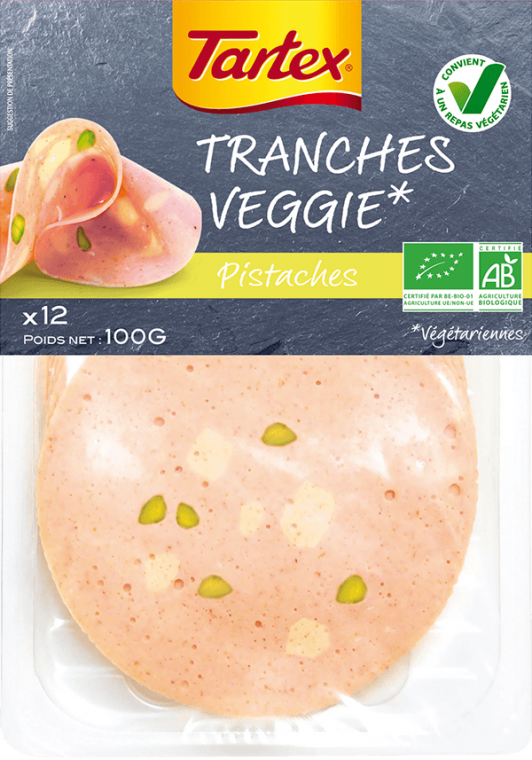 tranches veggie saveur pistache