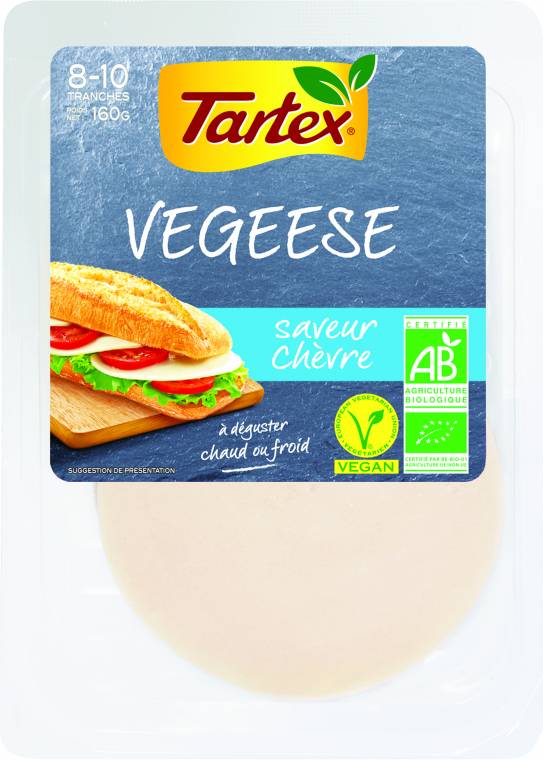Fromage vegan Vegeese Chèvre Tartex