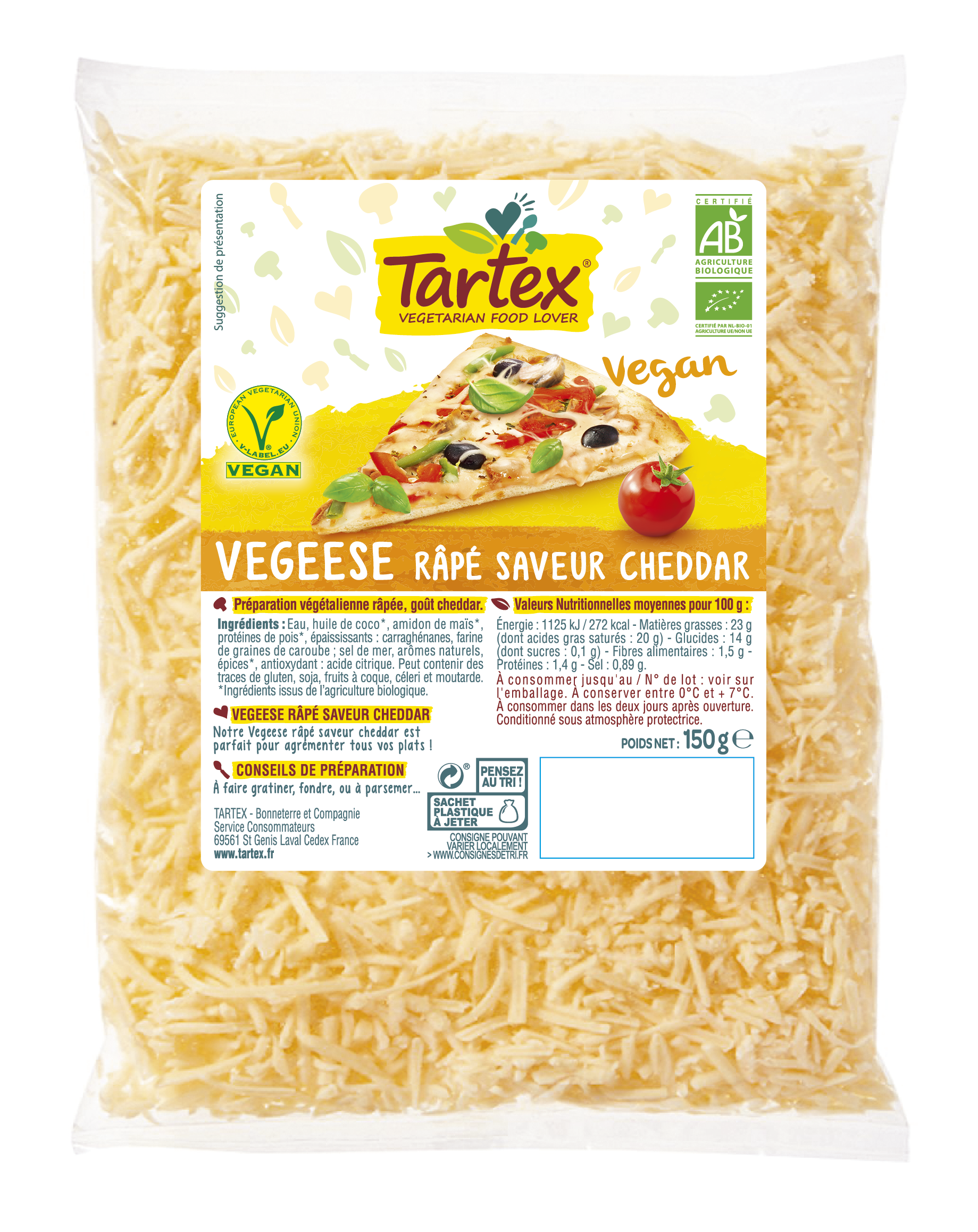 Substituts de fromage - Tartex